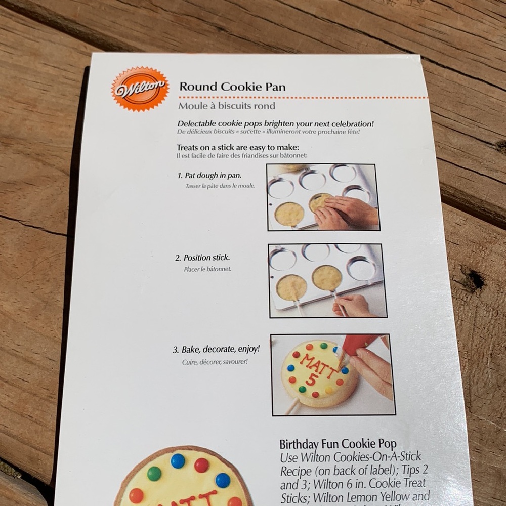 🍪WILTON ROUND COOKIE PAN - Picture 6 of 7